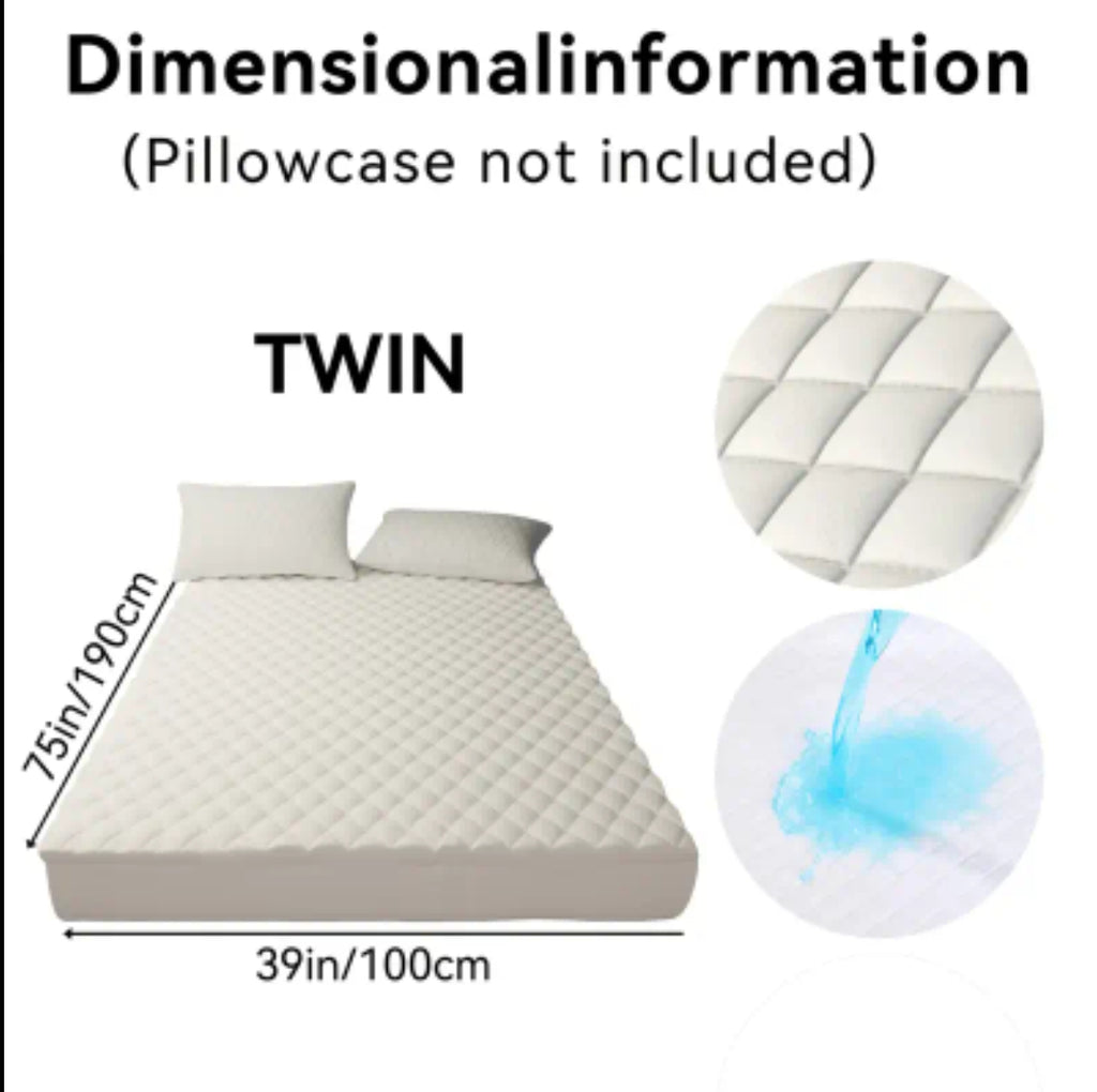 Class A Quilted Fitted Sheet Thickened Simmons Mattress Protective Cover