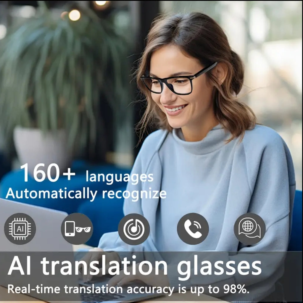Ai Translation Smart Glasses Photochromic Bluetooth Wireless