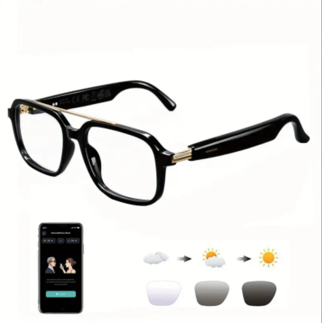 Ai Translation Smart Glasses Photochromic Bluetooth Wireless