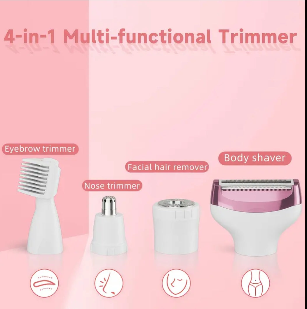 4 In 1 Electric Razor For Women