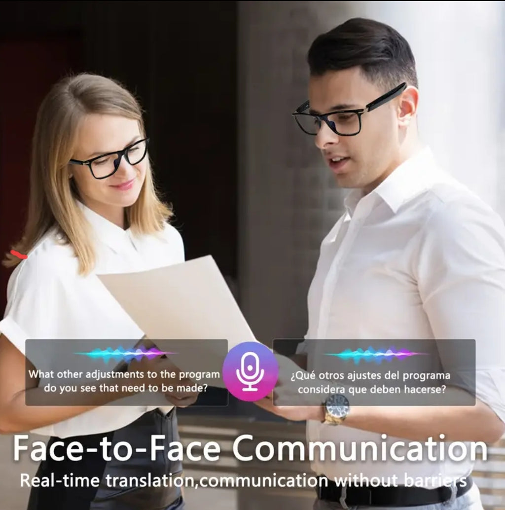 Ai Translation Smart Glasses Photochromic Bluetooth Wireless