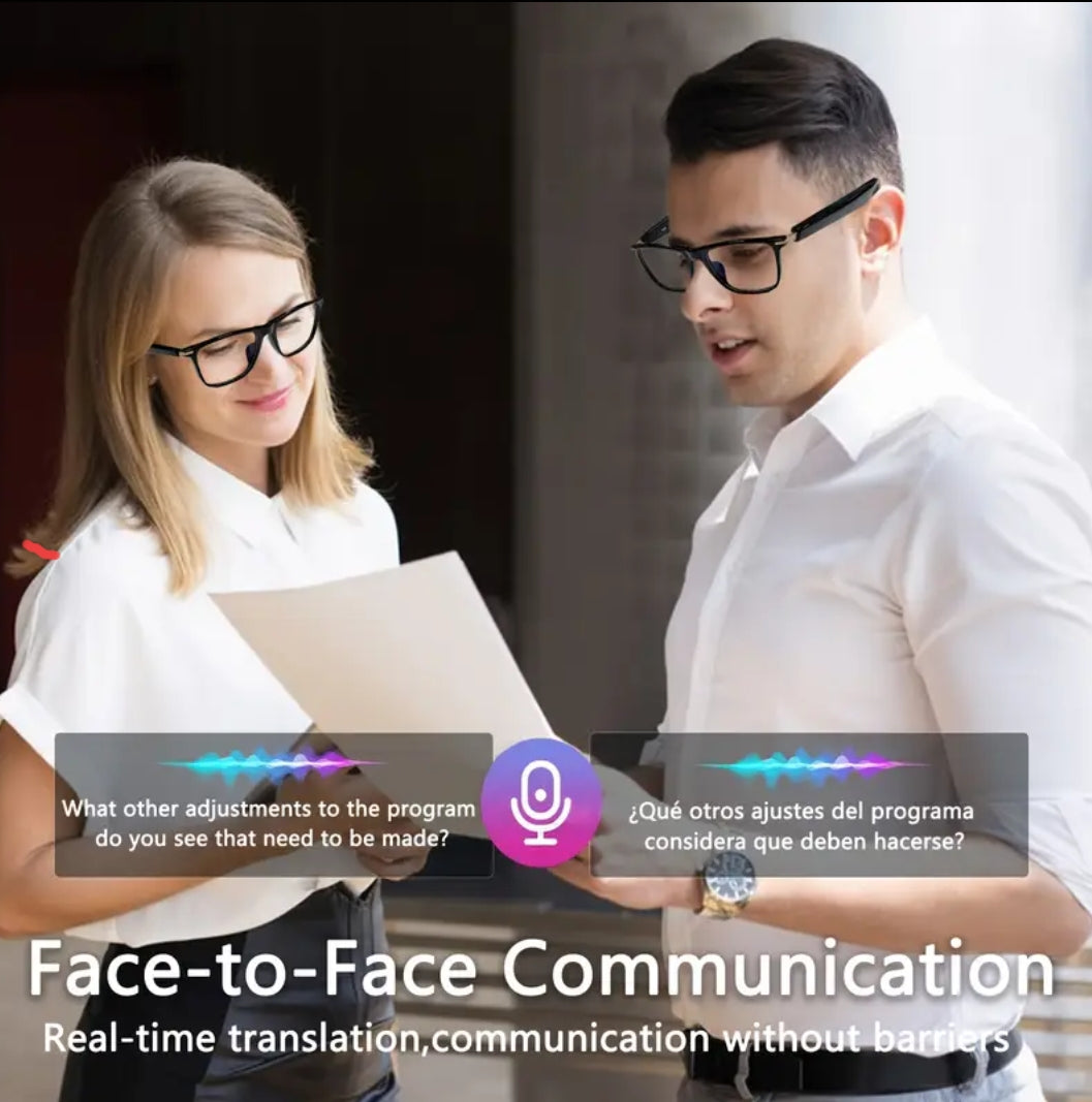 Ai Translation Smart Glasses Photochromic Bluetooth Wireless