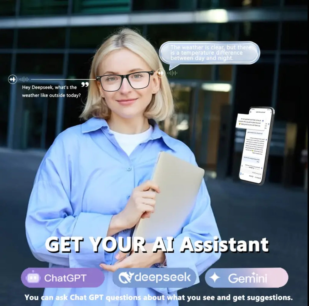 Ai Translation Smart Glasses Photochromic Bluetooth Wireless