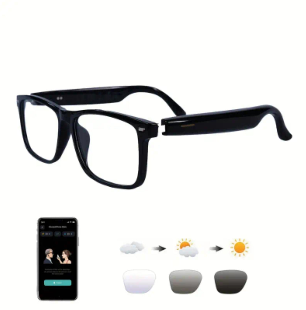 Ai Translation Smart Glasses Photochromic Bluetooth Wireless
