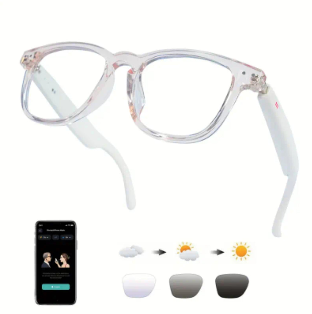 Ai Translation Smart Glasses Photochromic Bluetooth Wireless