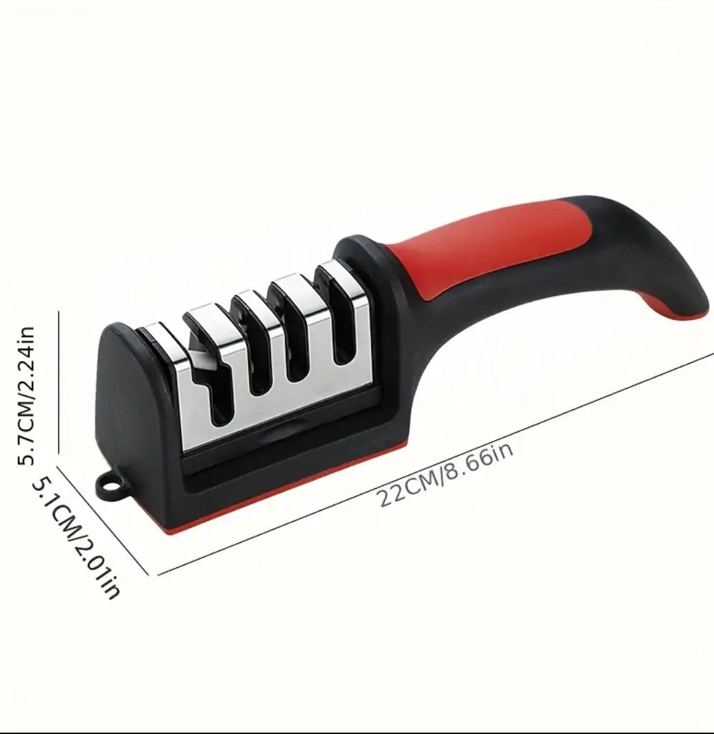 Household Multi-functional Three-section Sharpening Stone Fast Ceramic Sharpening Tool